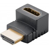 Perėjimas HDMI - HDMI (K-L) 8K (60Hz) 90° kampu gold Goobay 